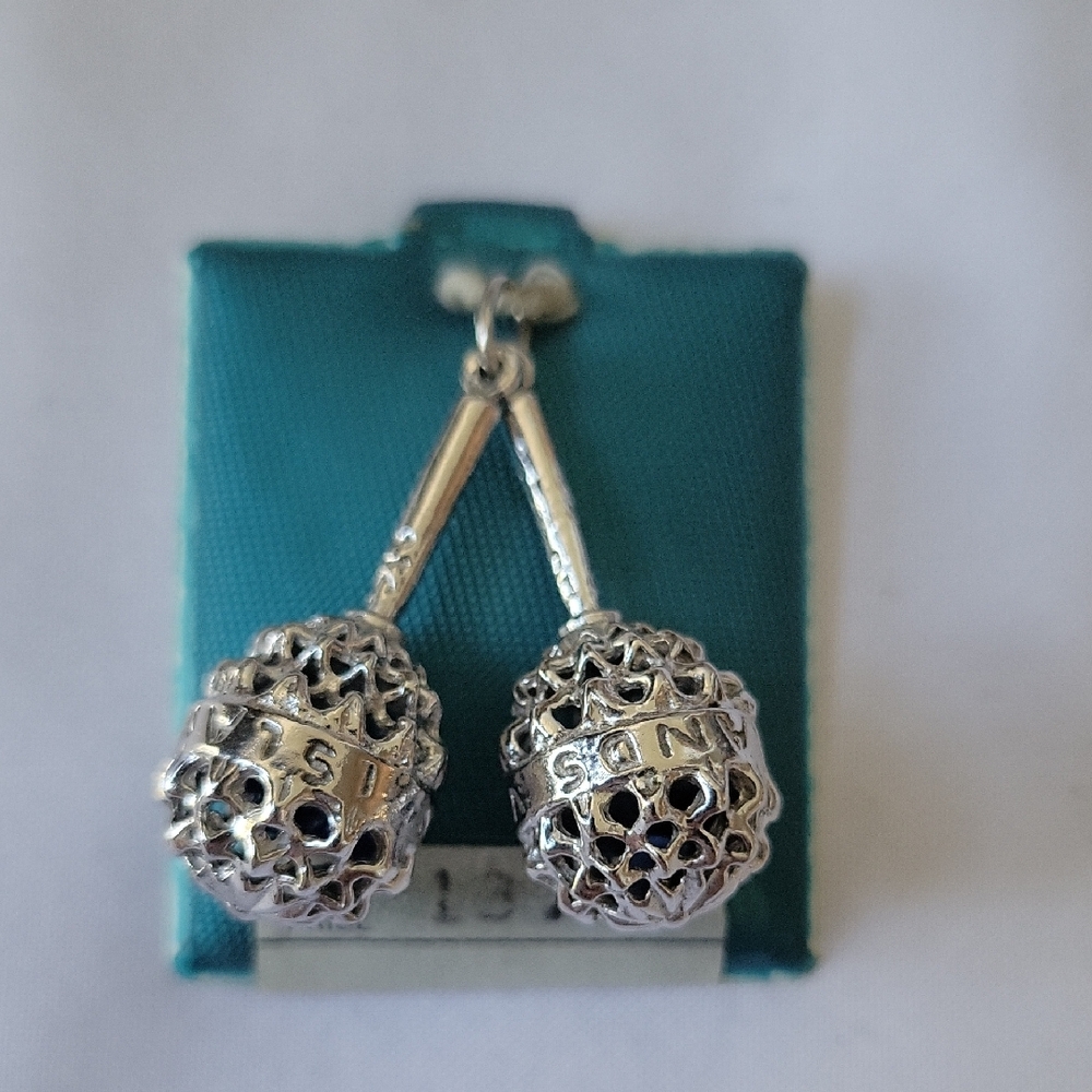 Vintage Silver Virgin Islands Maracas Charm